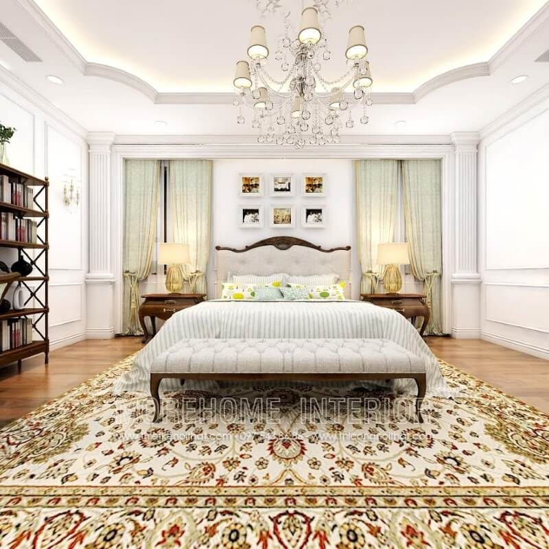 Điểm danh mẫu giường ngủ gỗ óc chó đẹp phong cách tân cổ điển được khách hàng chọn và yêu thích nhiều hiện nay